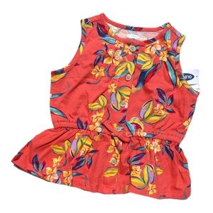 Old Navy Girls 18-24m Tropical Peplum